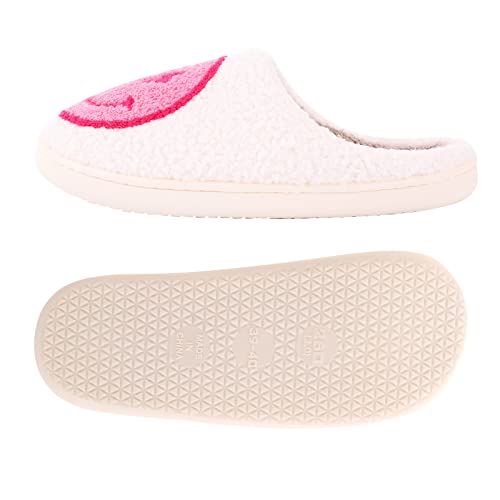 Vintage Lightning Bolt Smile Slippers for Women