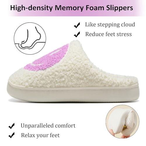 Retro House Slippers with Memory Foam for All