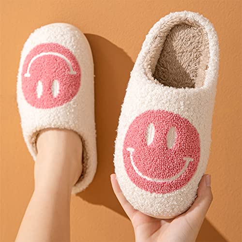 Women's Soft Plush Smile Slippers