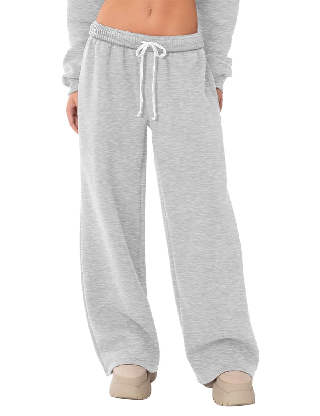 Warm Cozy Fleece Lined Sweatpants for Women This Winter