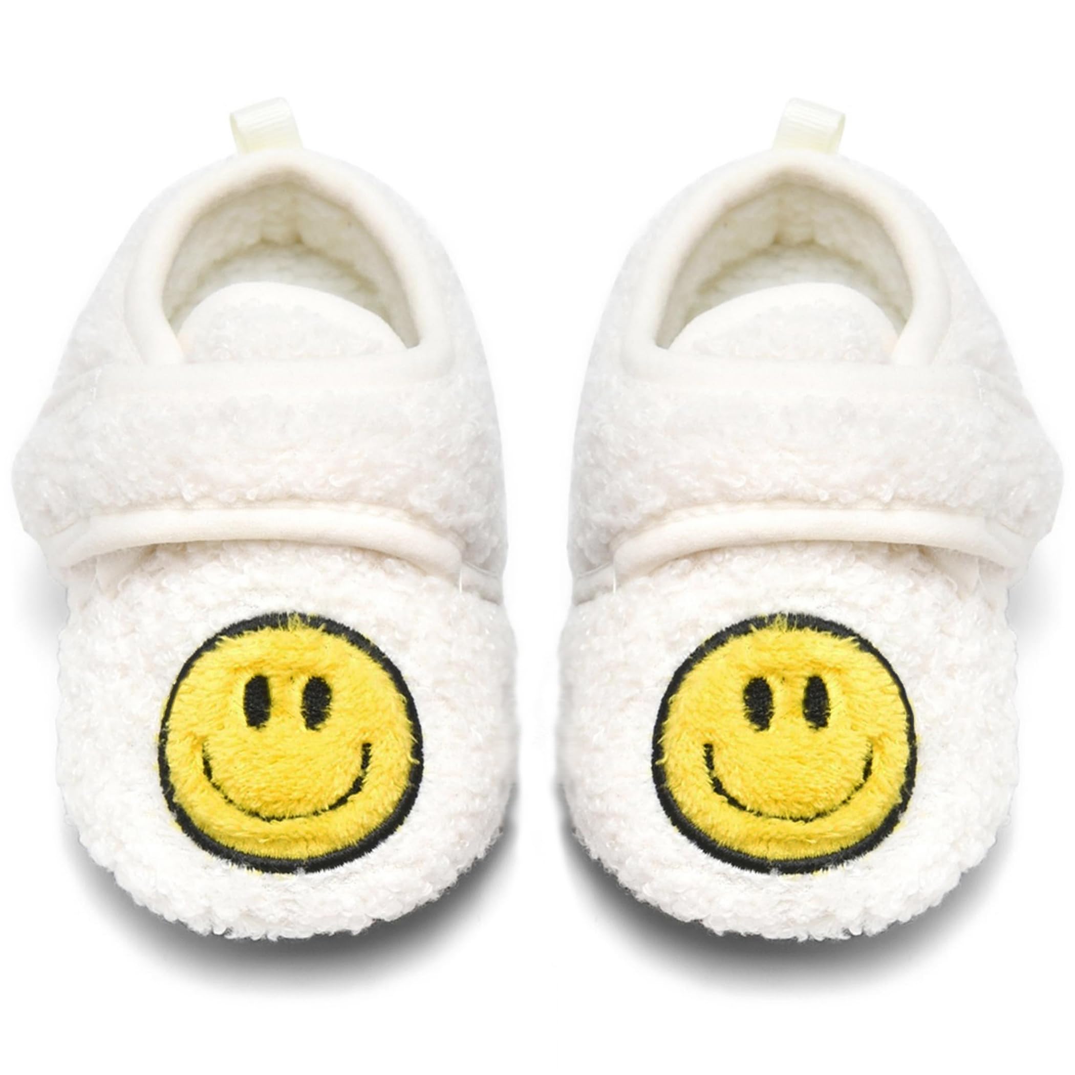 Cozy Toddler Smiley Face Non-Slip Slippers for Kids